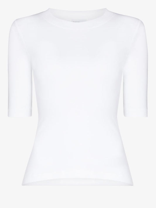 Cropped Sleeve T-shirt