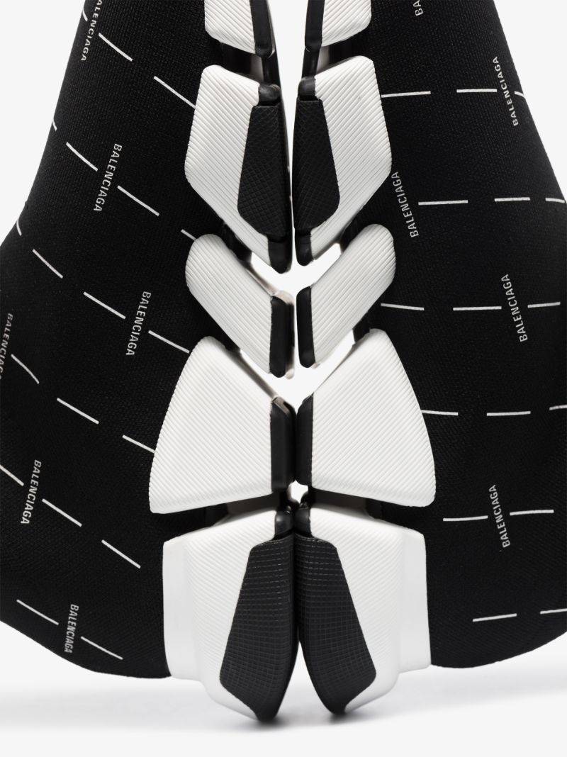 Black Speed 2.0 Logo Print Sneakers