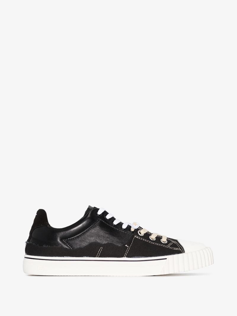 Black Evolution Panelled Sneakers