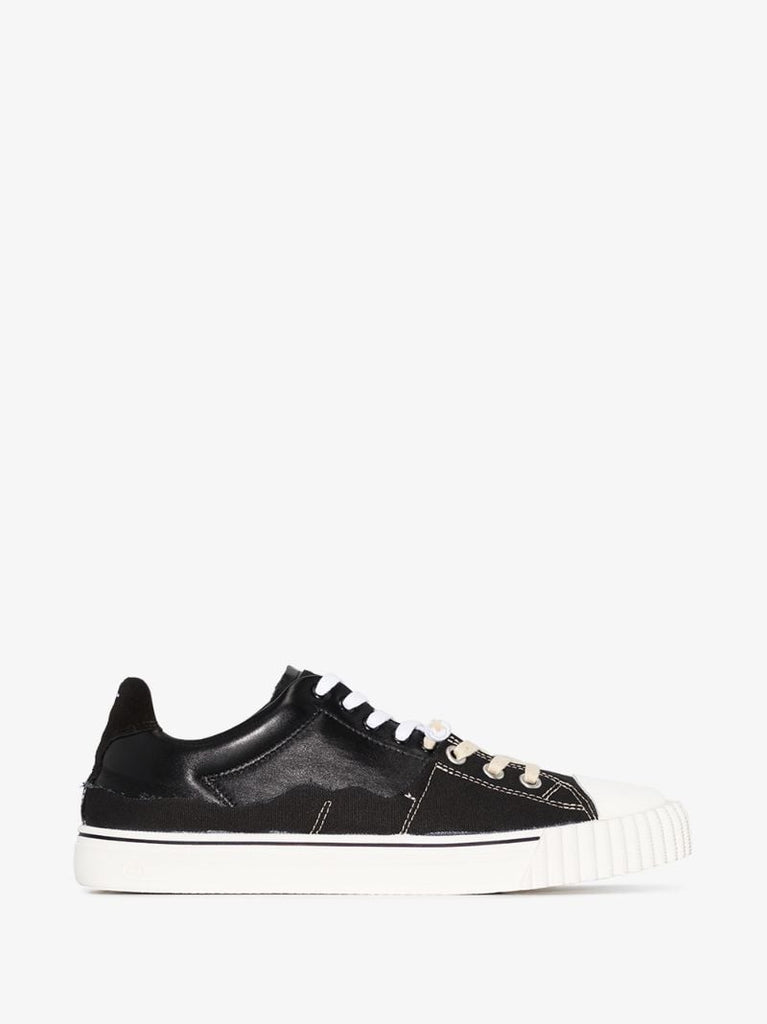 Black Evolution Panelled Sneakers