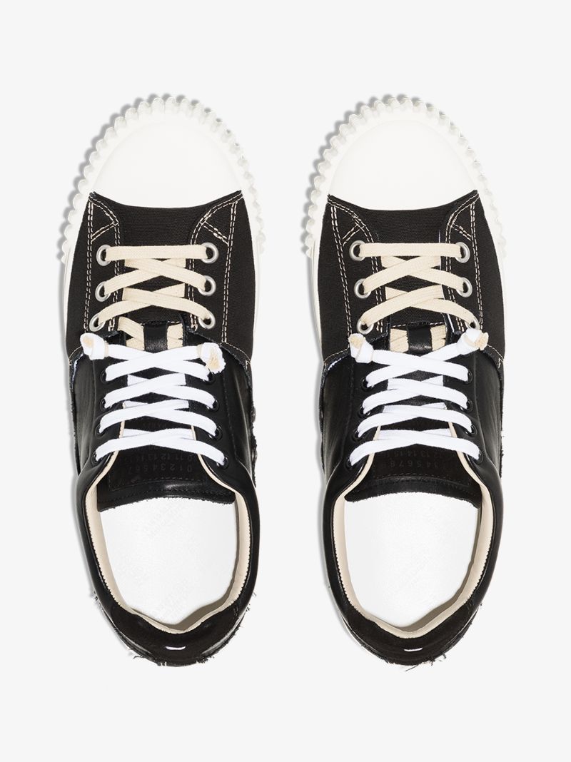 Black Evolution Panelled Sneakers