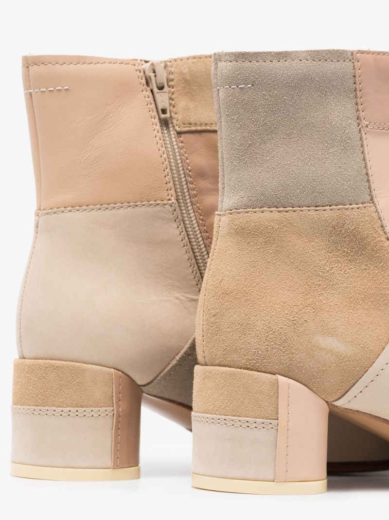 Panelled Ankle Boots