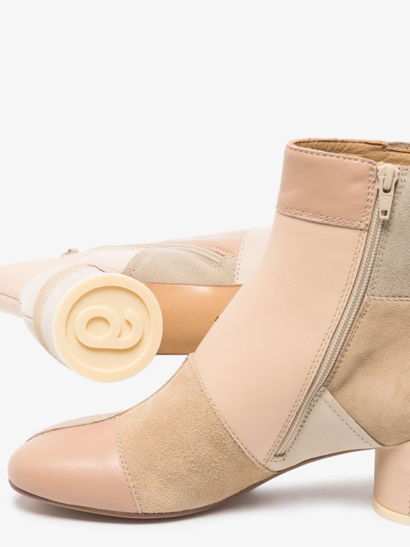 Panelled Ankle Boots