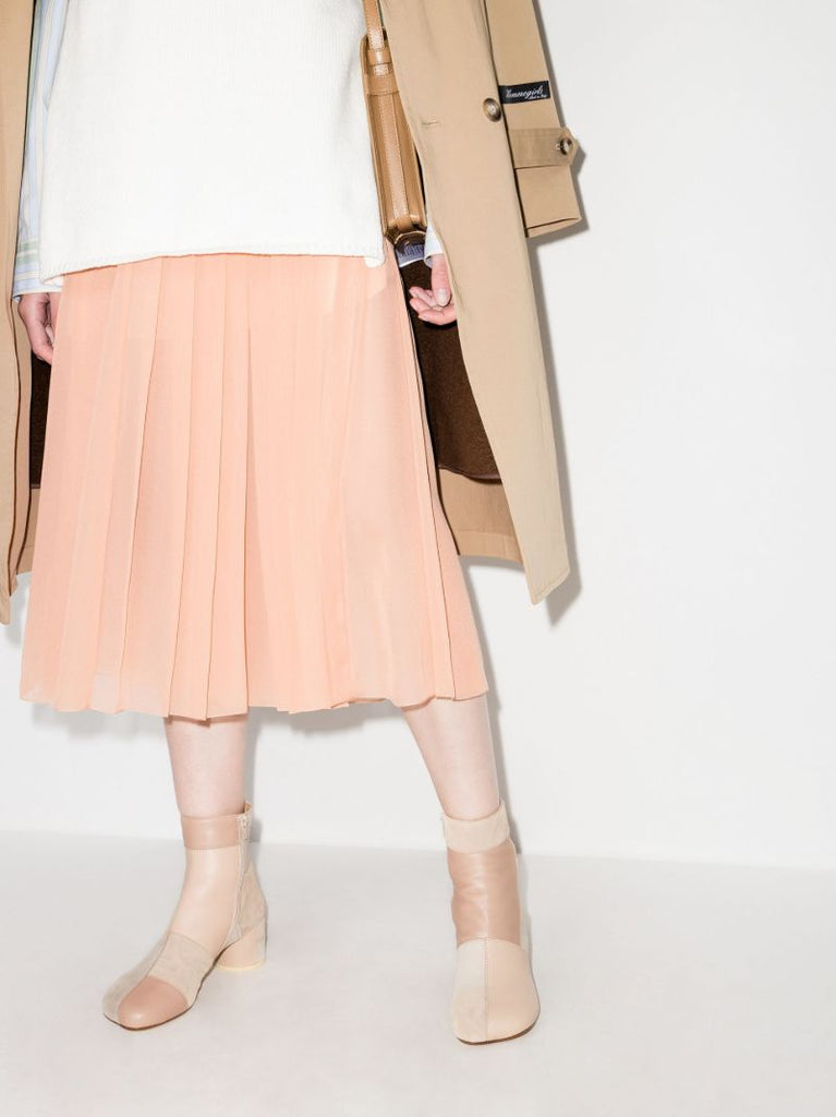 Panelled Ankle Boots