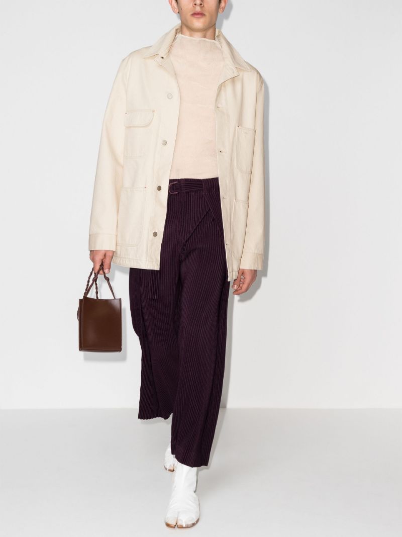 Multi-pocket Buttoned Jacket