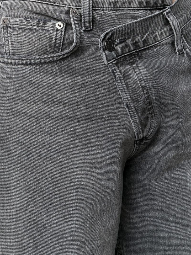 Criss Cross Straight Leg Jeans