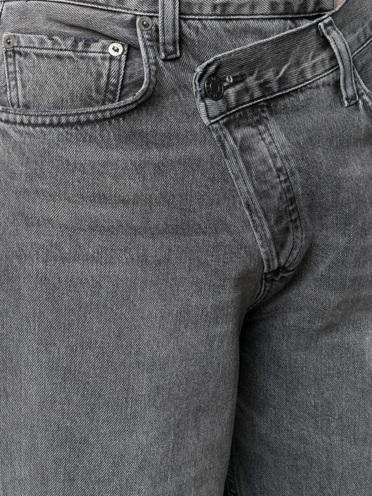 Criss Cross Straight Leg Jeans