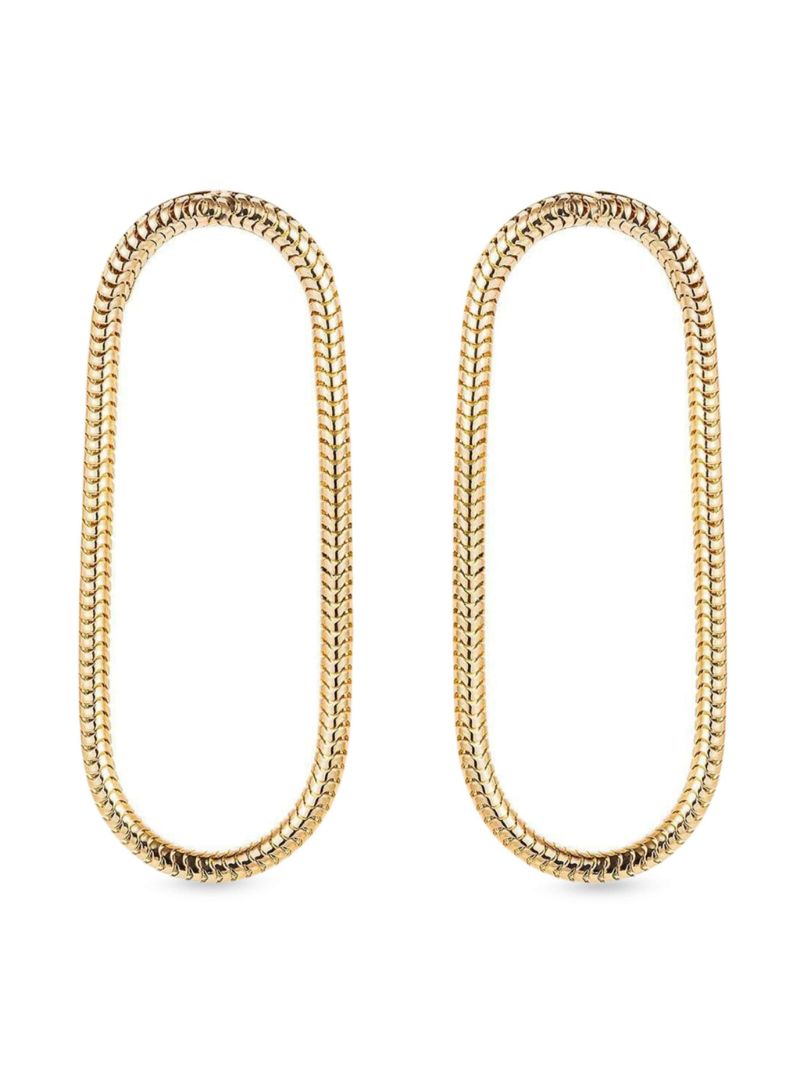 18k Yellow Gold Drop Earrings