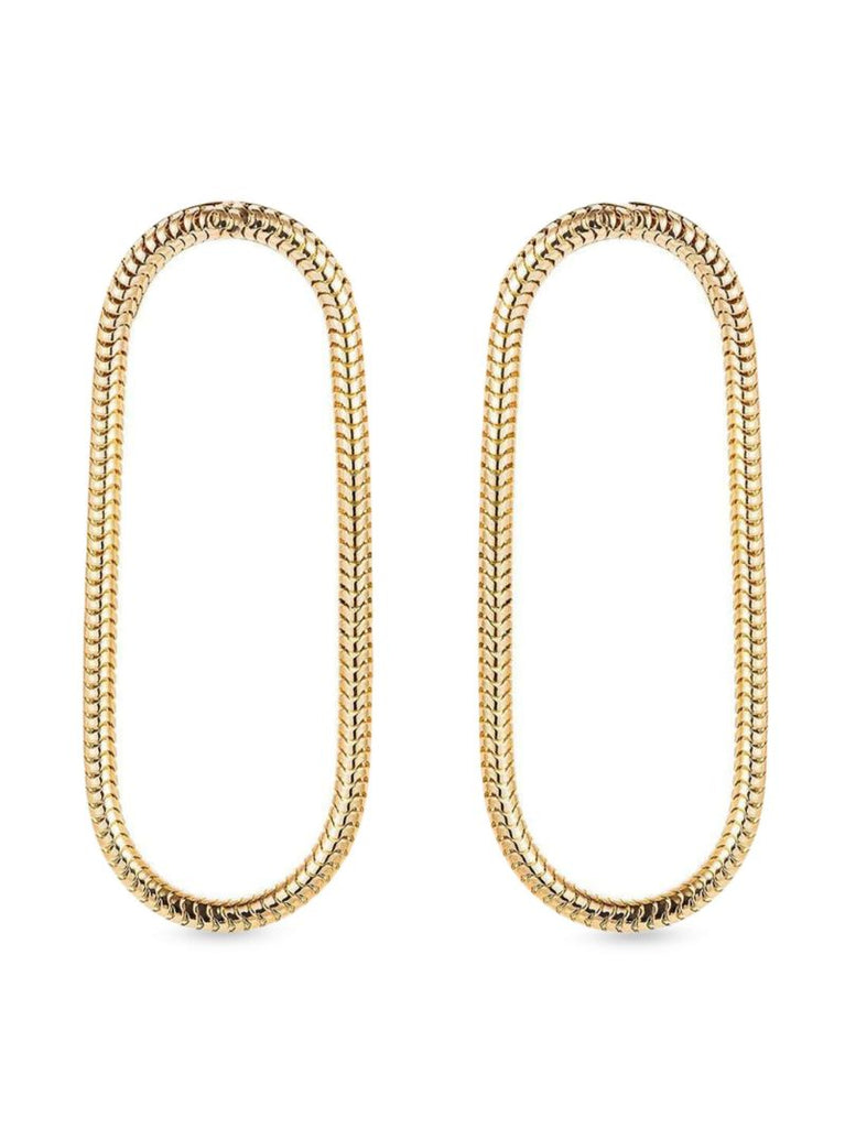 18k Yellow Gold Drop Earrings