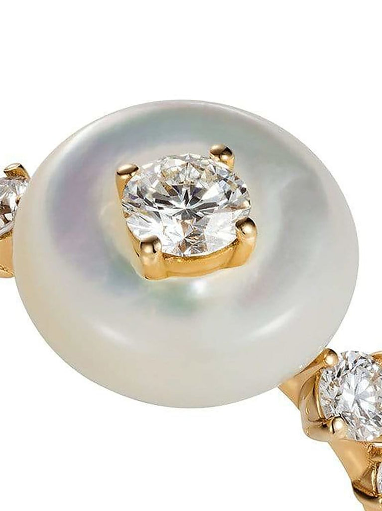 18k Yellow Gold Surround Orbit Diamond Ring