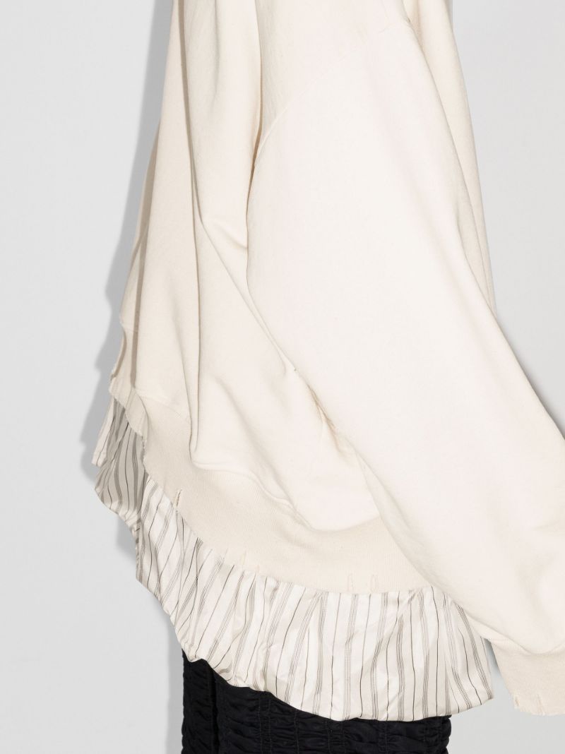 Layered Shirt Sweatshirt