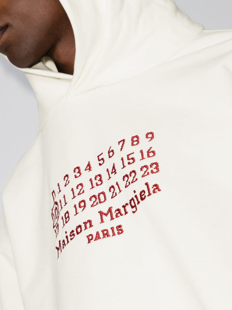 Embroidered Logo Cotton Hoodie