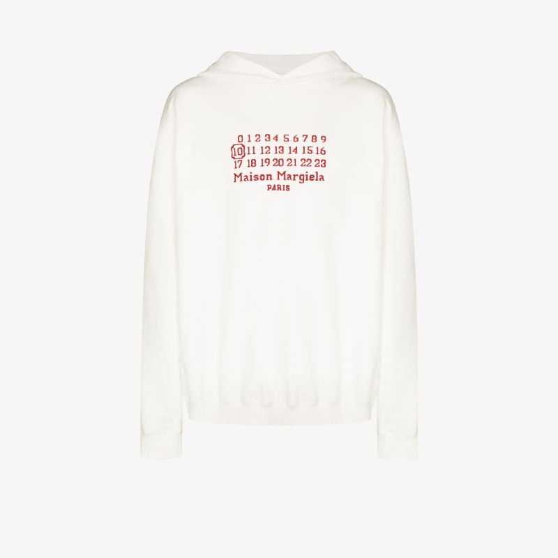 Embroidered Logo Cotton Hoodie