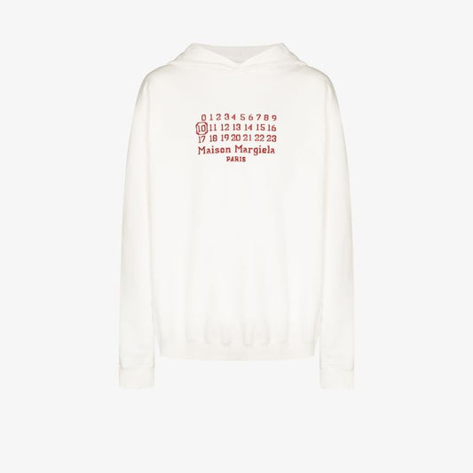 Embroidered Logo Cotton Hoodie