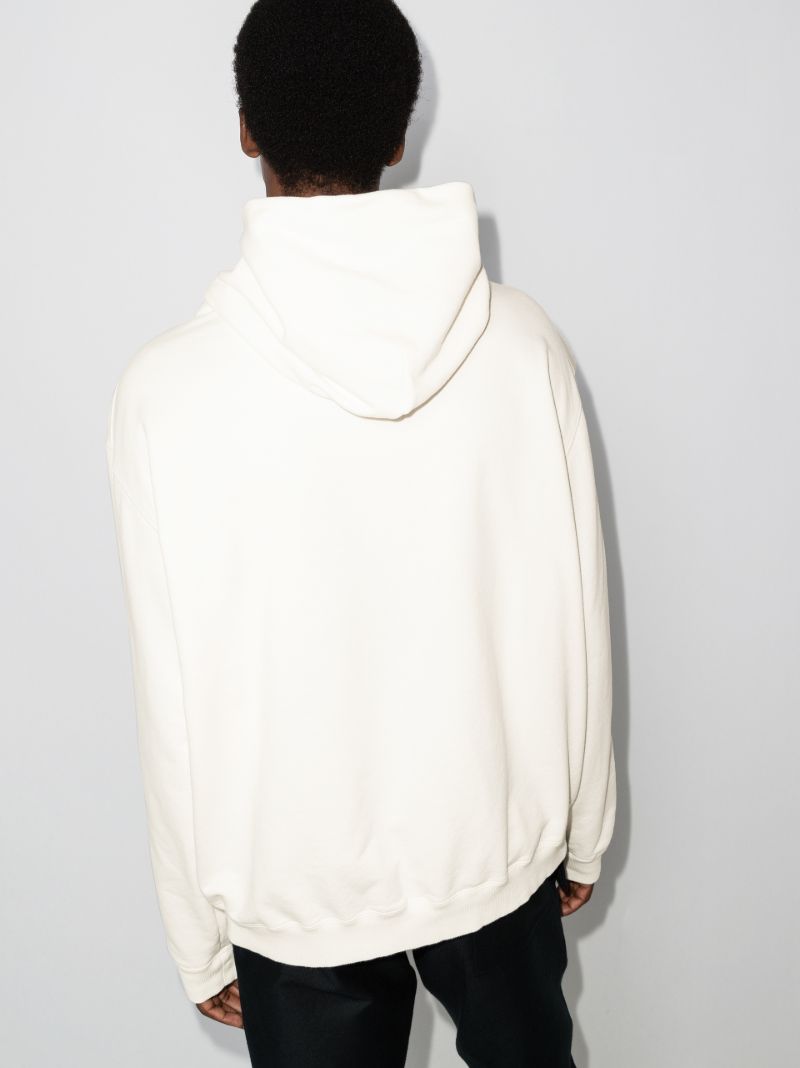 Embroidered Logo Cotton Hoodie