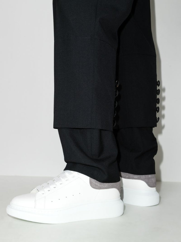 White and Grey Oversized Sneakers