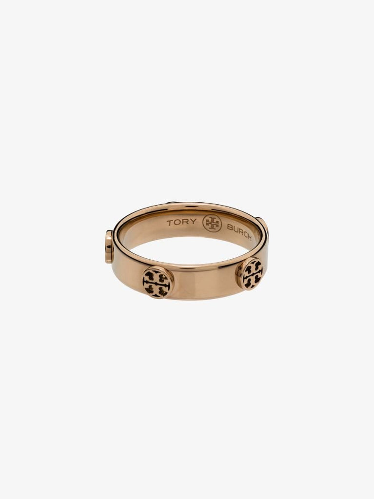 Rose Gold Tone T-logo Ring