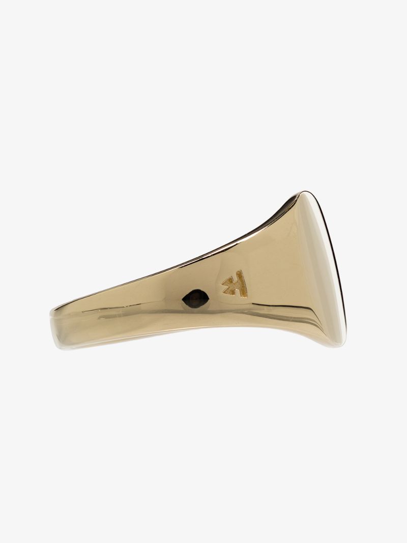 9k Yellow Gold Mini Oval Ring