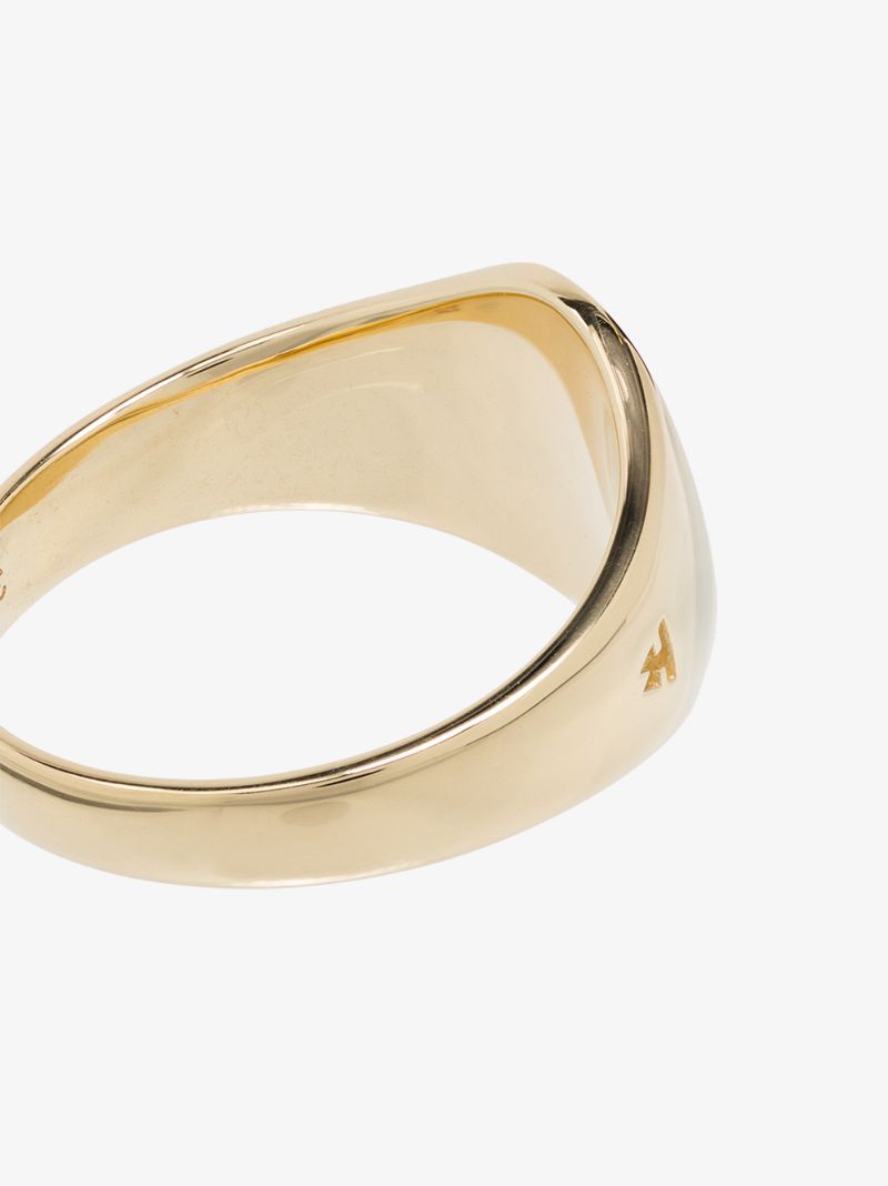 9k Yellow Gold Mini Oval Ring