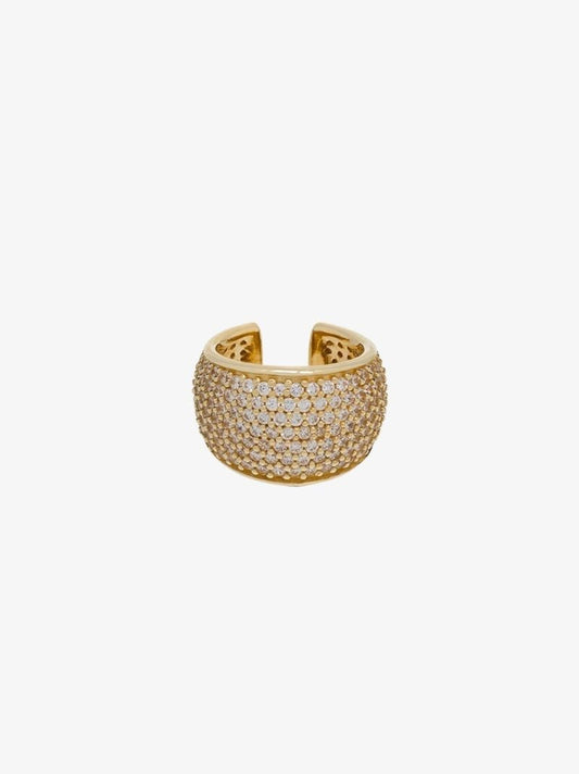 Gold-plated Liz Crystal Ear Cuff