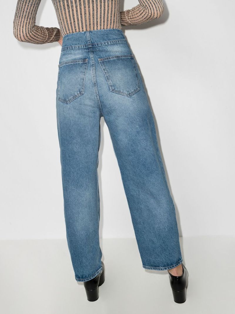 Cropped Wide Leg Jeans