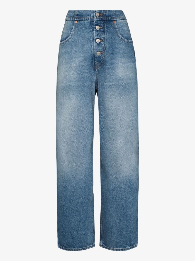 Cropped Wide Leg Jeans