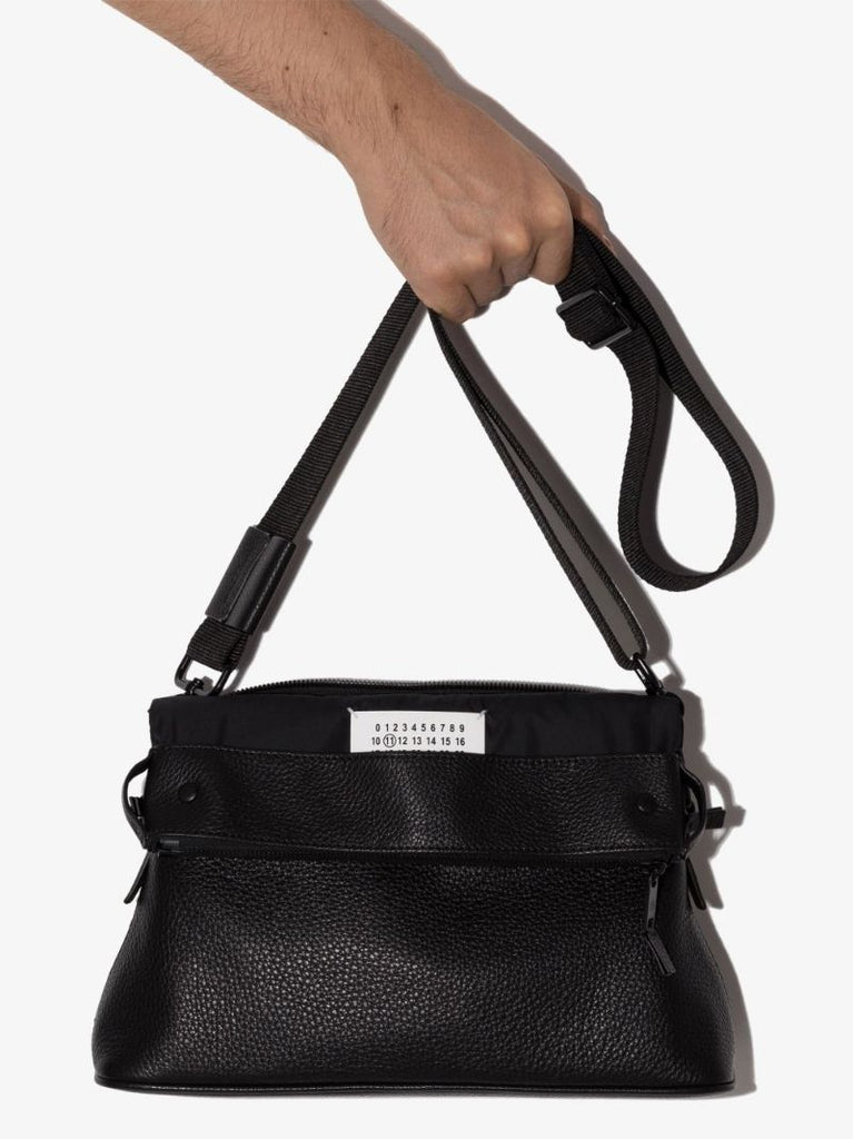 Black 5ac Leather Shoulder Bag