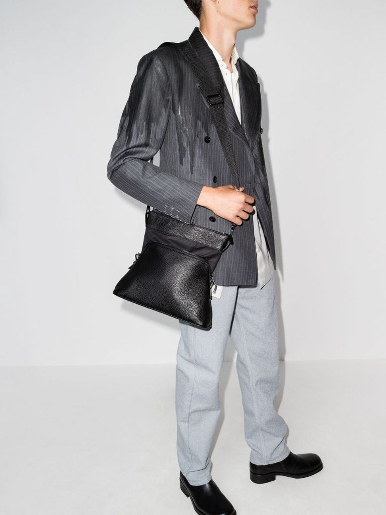 Black 5ac Leather Shoulder Bag