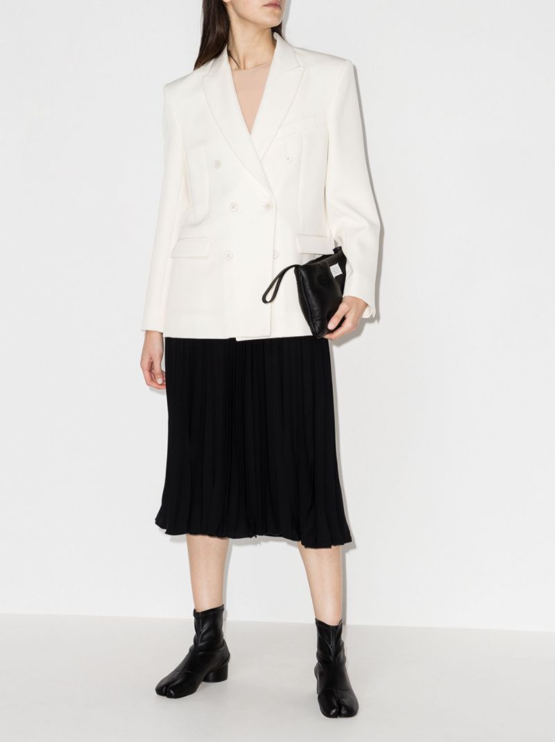 Pleated Midi Skirt