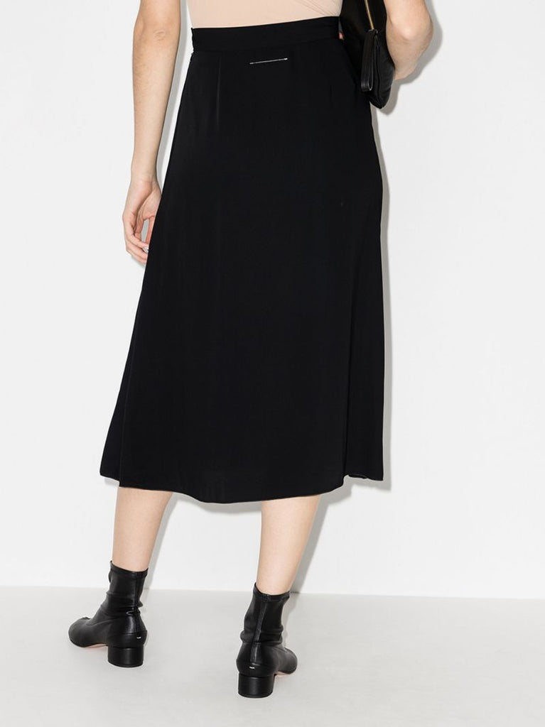 Pleated Midi Skirt