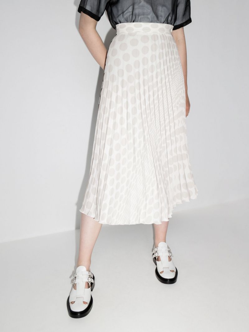 Polka-dot Midi Skirt
