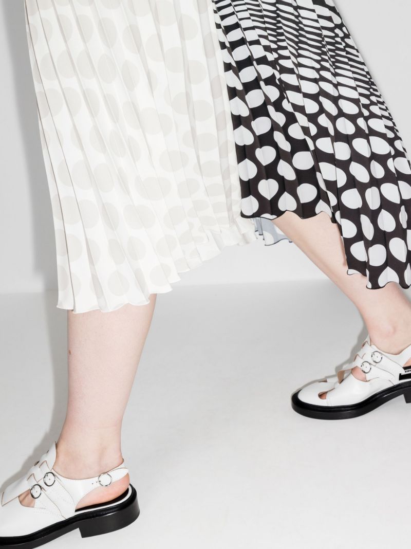 Polka-dot Midi Skirt