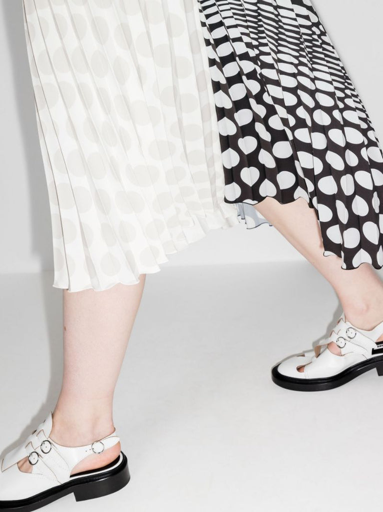Polka-dot Midi Skirt