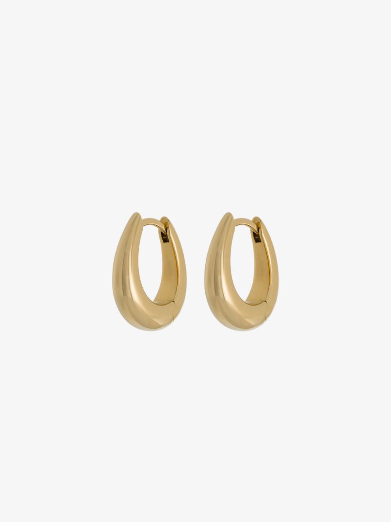 Gold-plated Liz Hoop Earrings