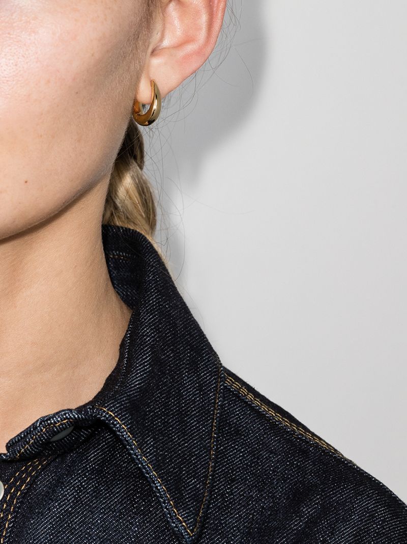 Gold-plated Liz Hoop Earrings