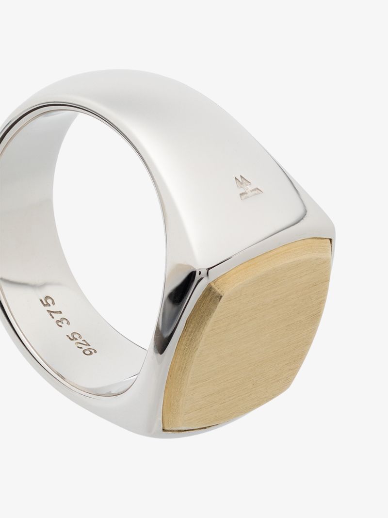 Gold-plated Cushion Ring
