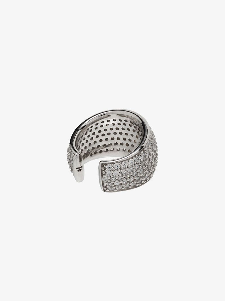 Sterling Silver Liz Crystal Ear Cuff