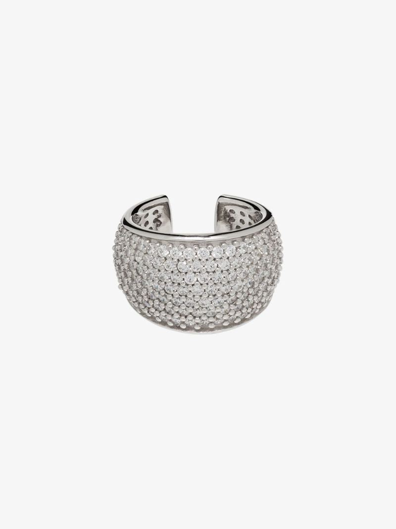 Sterling Silver Liz Crystal Ear Cuff