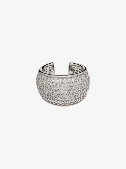 Sterling Silver Liz Crystal Ear Cuff