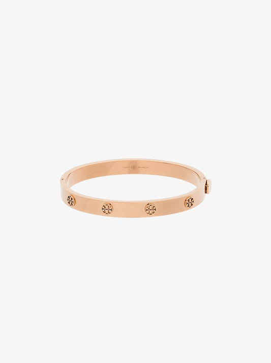 Rose Gold Tone Miller Hinge Stud Bangle