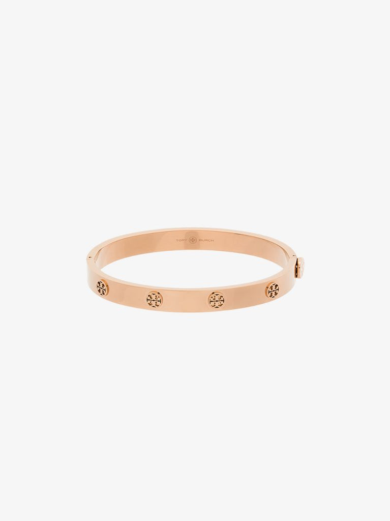 Rose Gold Tone Miller Hinge Stud Bangle
