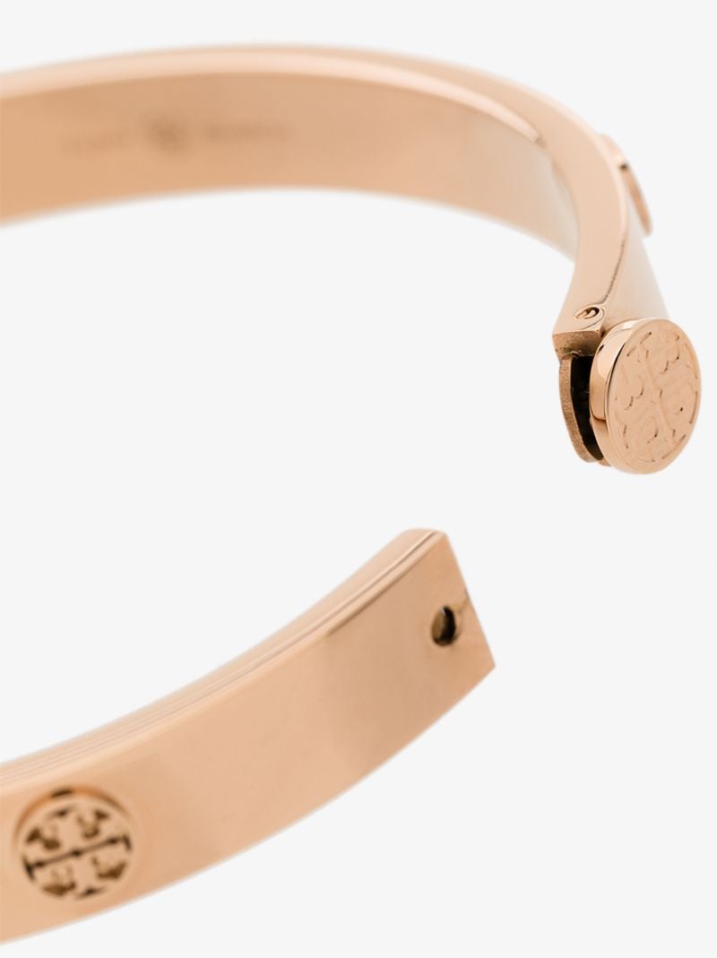 Rose Gold Tone Miller Hinge Stud Bangle