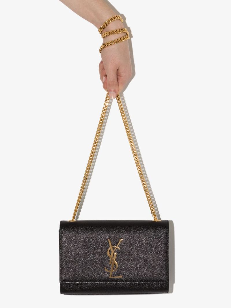 Black Kate Small Leather Shoulder Bag