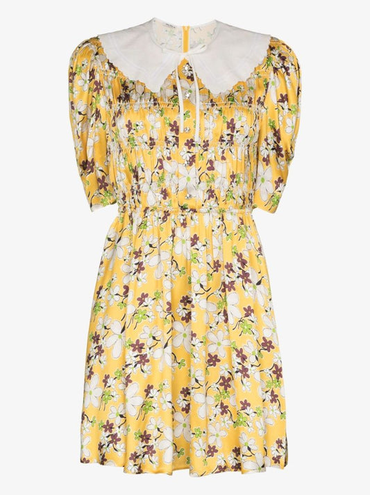Floral SablÃ_x0083_Â© Mini Dress