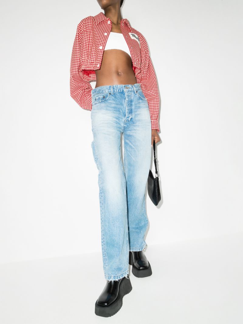Gingham Cropped Jacket