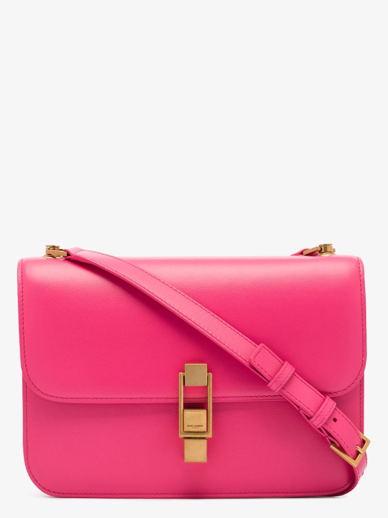 Pink CarrÃ_x0083_Â© Leather Cross Body Bag