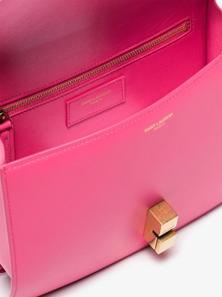 Pink CarrÃ_x0083_Â© Leather Cross Body Bag