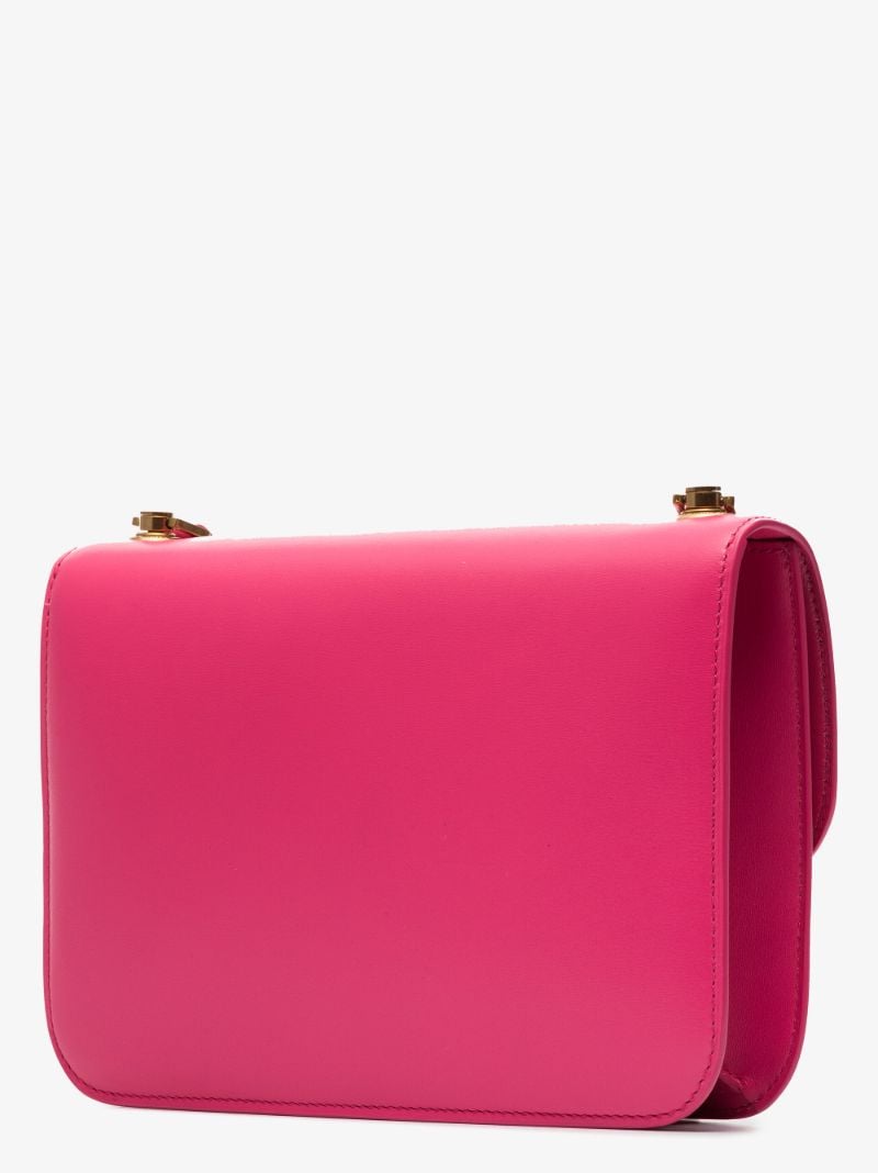 Pink CarrÃ_x0083_Â© Leather Cross Body Bag