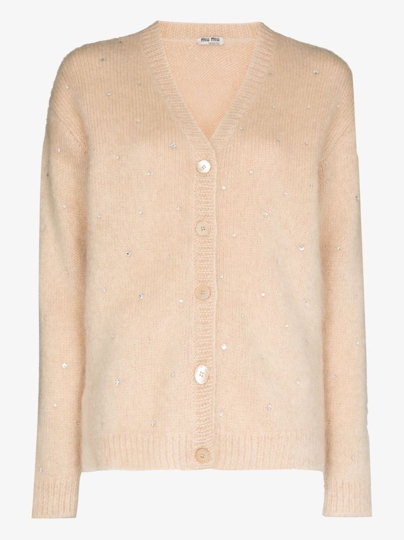 Embellished Knitted Cardigan