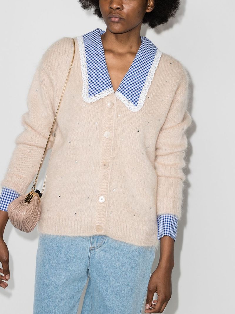 Embellished Knitted Cardigan
